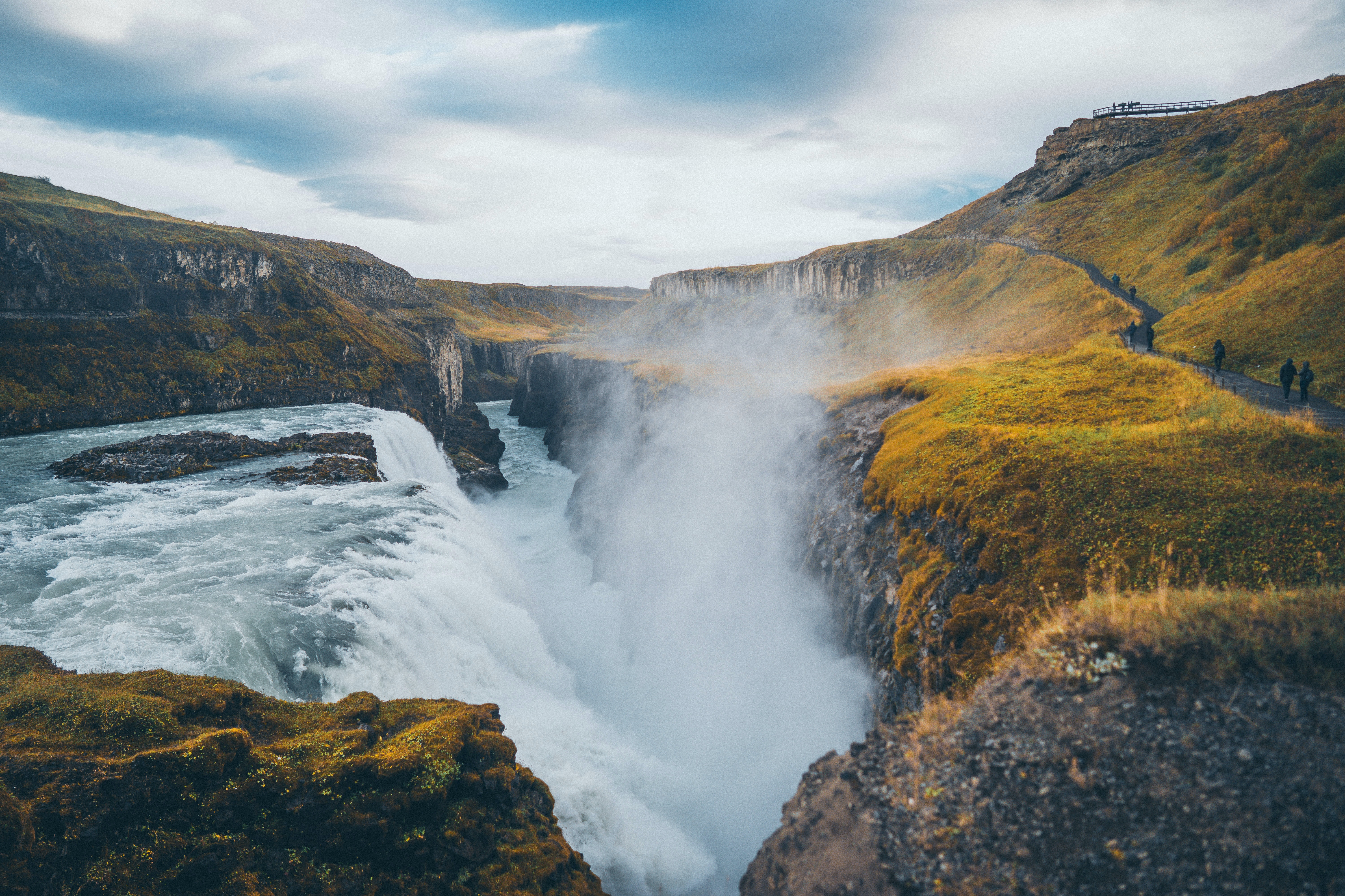 gullfoss ijsland